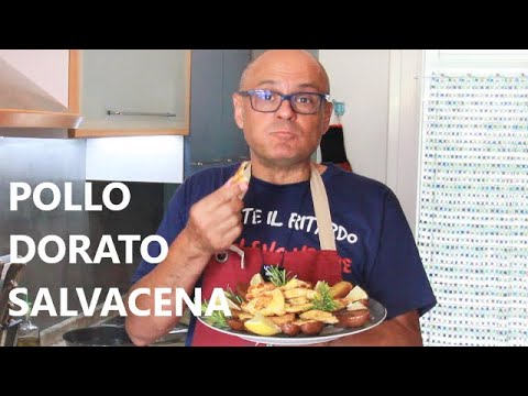 SALVACENA DI POLLO DORATO  IN 5 MINUTI  ricetta di pollo e patate salvacena pollo in padella