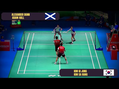 BADMINTON | Alexander DUNN/Adam HALL (SCO) vs. KIM Gi Jung/KIM Sa Rang (KOR) | Japan Open 2022