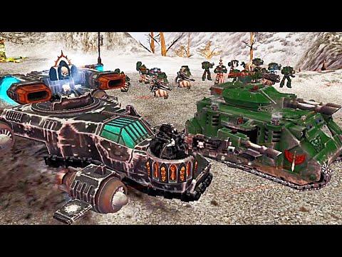 EXPANSION DLC 2021 | Dark Angels vs Legion of Chaos! - Warhammer 40000 Dawn of War Soulstorm