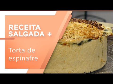 Torta de espinafre por Juliana Abbud