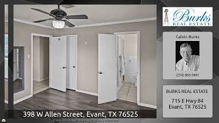 398 W Allen Street, Evant, TX 76525