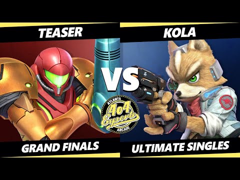 4o4 Smash Night 45 GRAND FINALS - Kola (Fox, Wolf) Vs. Teaser (Samus) SSBU Ultimate Tournament