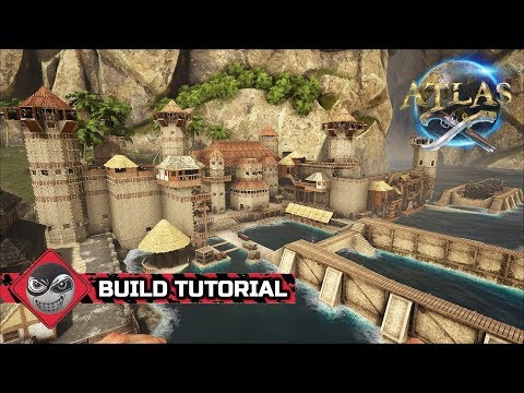 ATLAS: How to build a Shipyard - Pirate shipyard and docks