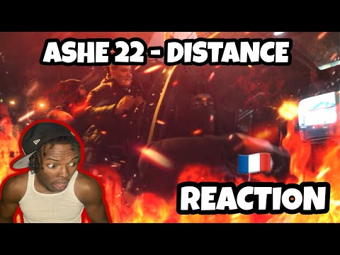 AMERICAN REACTS TO FRENCH DRILL RAP! ASHE 22 - Distance (Clip Officiel)