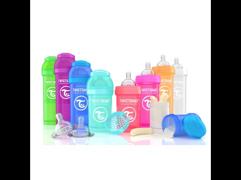 Biberon Anticolici Twistshake 260 Ml - Portocaliu