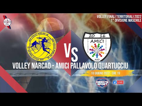 Volley Finali Terr. 2022 1° Div. Maschile - Volley Narcao - ASD amici Pallavolo Quartucciu (0-3)