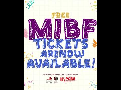🎟️YOUR FREE MIBF TICKET IS HERE! 🎟️