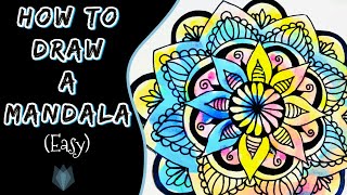How to Make a Mandala for Beginners (includes free tracers and templates)