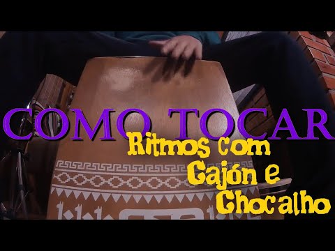 Como tocar cajón e chocalho - Ritmos fáceis para iniciantes - Pedro Alvez