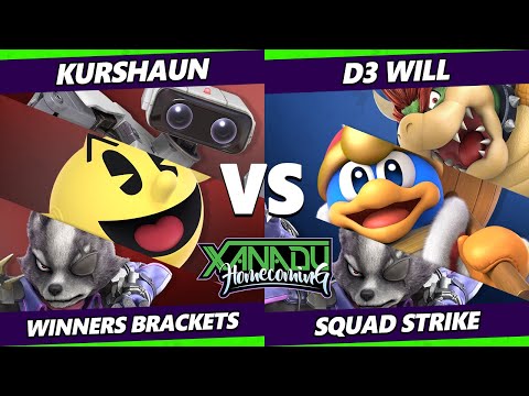 Xanadu Homecoming Squad Strike - Kurshaun Vs. D3_Will - Smash Ultimate - SSBU