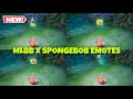 MLBB X SPONGEBOB EMOTES MOBILE LEGENDS BANG BANG