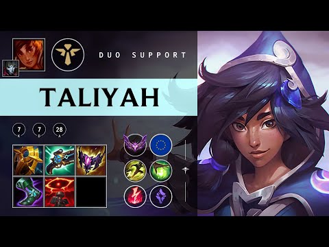 Taliyah Support vs Rakan - EUW Master Patch 25.24