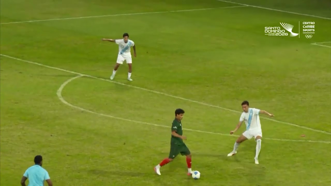 ¡GOLAZO de TAHIEL JIMÉNEZ en el MÉXICO VS. GUATEMALA de JUEGOS CENTROAMERICANOS Y DEL CARIBE 2026!