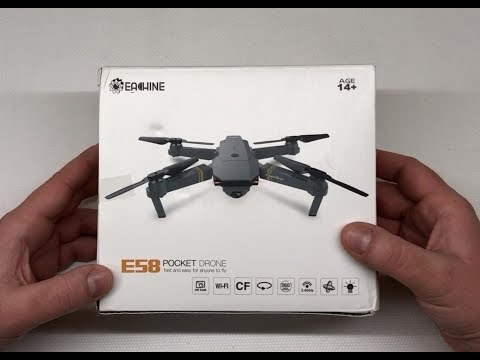 Eachine E58 Drohne Review Deutsch Erfahrungsbericht & Test (Dji Mavic Pro Clone) DroneX Visuo XS809S