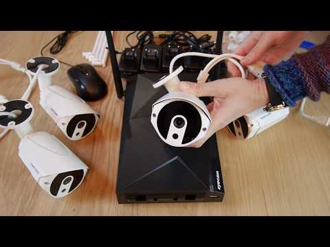 Kit supraveghere video IP Wireless 4 camere 960P Eyecam EC-KITIP8001 - www.1cctv.ro