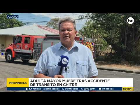 Adulta mayor muere por accidente de tránsito en Chitré