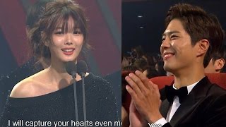 Park Bo Gum &amp; Kim Yoo Jung - Asia Artist Awards 2016