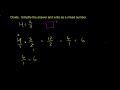 Dividing Mixed Numbers and Fractions Video Tutorial