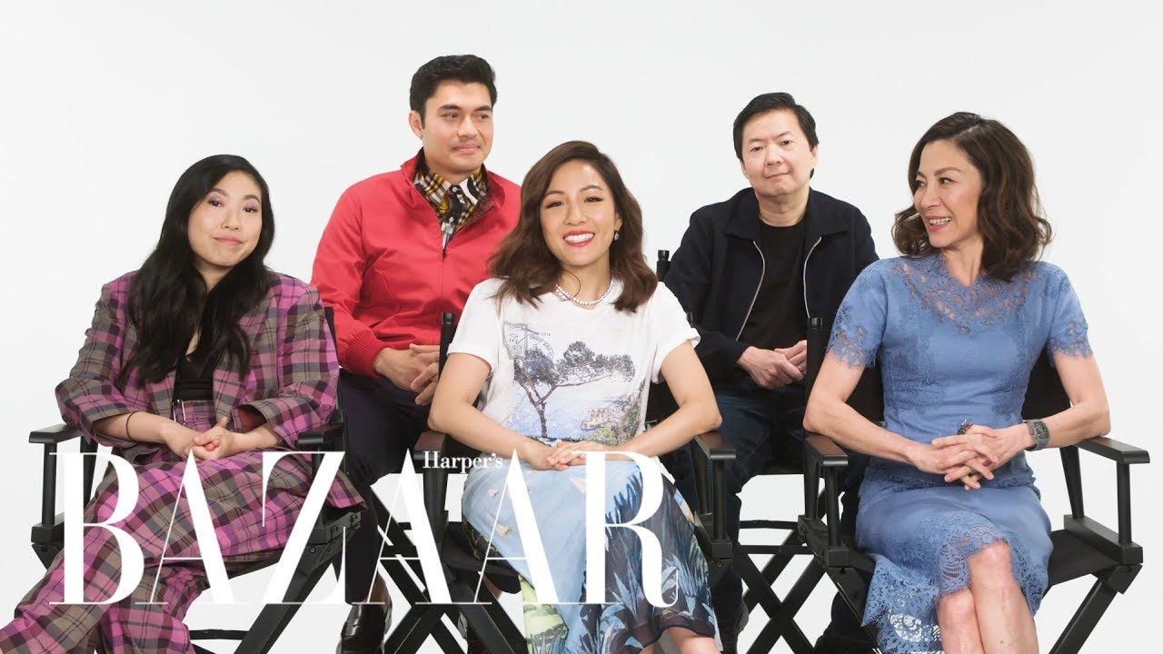 The Cast of 'Crazy Rich Asians' on Real or Fake Crazy Rich Fashion Trends | Harper's BAZAAR
