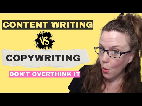Content Writing vs Copywriting: What's the Difference? - YouTube