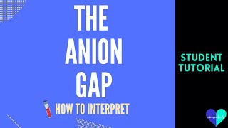 The Anion Gap - How To Interpret