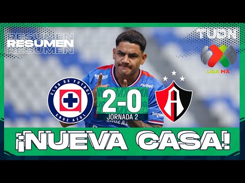Highlights and goals | Cruz Azul 2-0 Atlas | Liga MX - Matchday 2 Clausura 2026 | TUDN