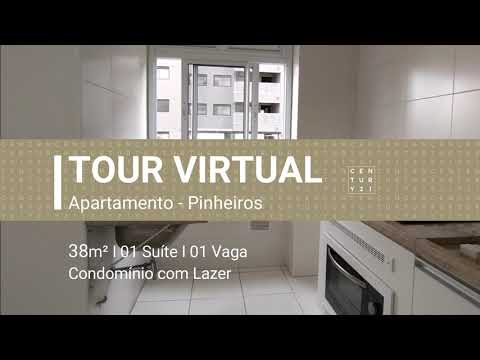 Apartamento com 1 dormitório para alugar, 38 m² - Pinheiros - São Paulo/SP