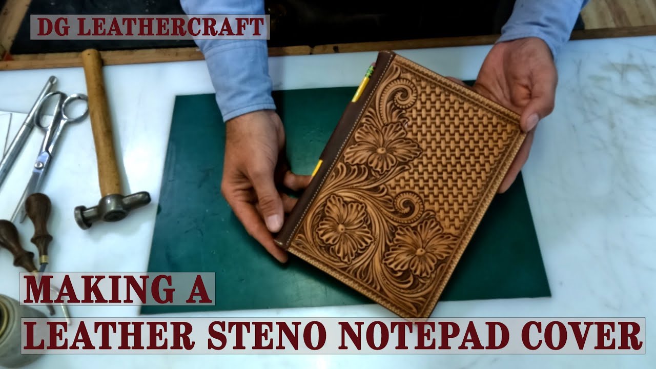 Making a Leather Steno Notepad Cover