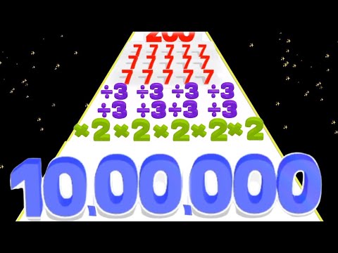 🏀 Number Master run & merge infinity ♾️ vs number run shooter 2048 ball Gameplay part 54