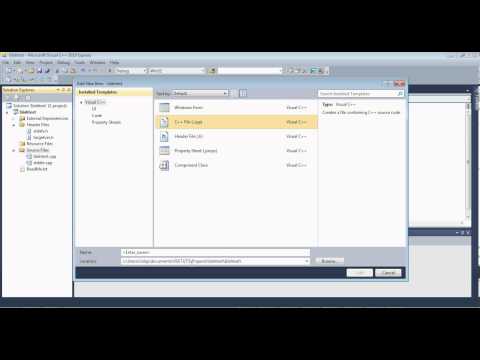 C programming for beginners E02 - Microsoft Visual C++ Express Basic Features