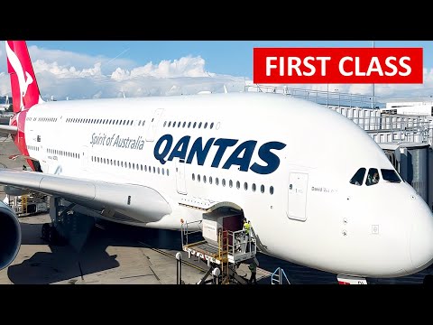 Qantas A380 First Class from Sydney to Singapore | Full Flight Experience & Lounge