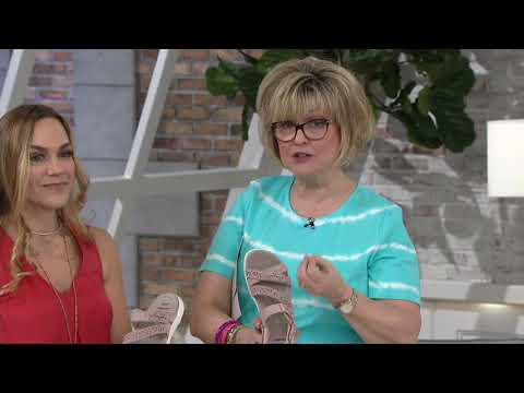 Earth Origins Suede Adjustable Sport Sandals- Westfield Wendy on QVC