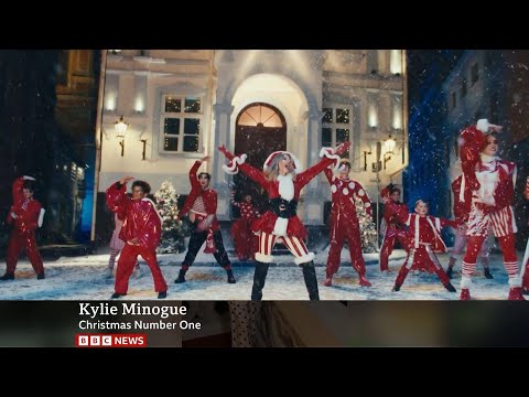 Kylie Minogue's XMAS Is the UK Christmas Number 1 (BBC News at Six 2025)