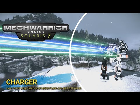 Mechwarrior Online - Charger Laser Vomit Large lasers and medium lasers pre April 20th patch!
