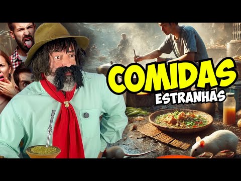COMIDAS MUITO ESTRANHAS - PROGRAMA BAGUAL DO GAUDÊNCIO