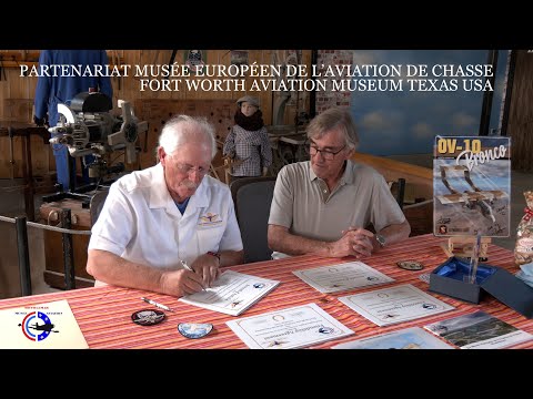Partenariat amical Fort Worth Aviation Museum & MEAC.Jim Hodgson Executive Director.