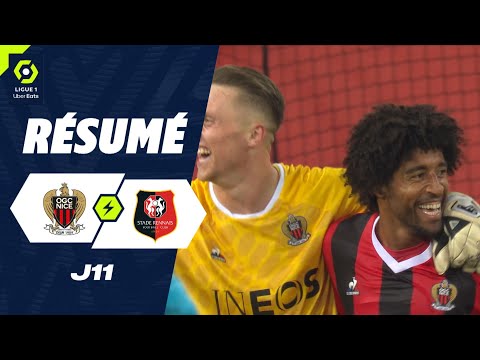 Resumen de Nice vs Stade Rennais Jornada 11