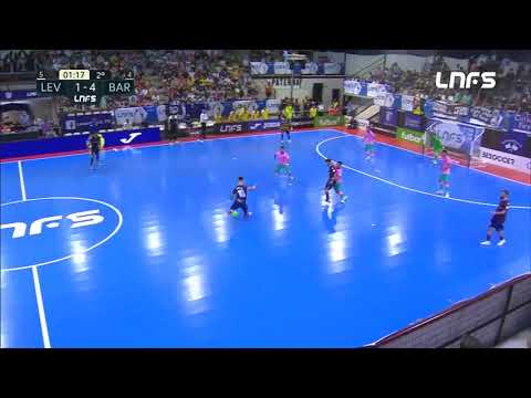 Gol Rivillos (2-4) Barça FS - Levante UD FS. Final 2, 1Div. LNFS