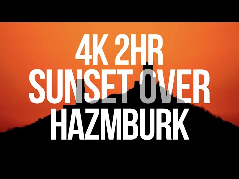 4k Czech Castle Hazmburk - Relaxation Sunset 2 hour