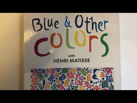 Kids art book Blue and Other Colors with Henri Matisse