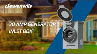 How to Install DEWENWILS 30 Amp Generator Inlet Box Like a Pro HGPB30A
