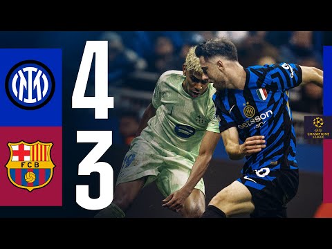 HIGHLIGHTS | INTER MILAN 4 vs 3 FC BARCELONA | UEFA CHAMPIONS LEAGUE 🔵🔴