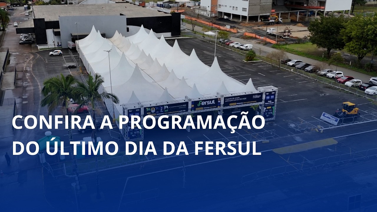 Confira a programação do último dia da Fersul 2026