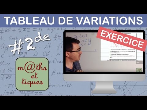 EXERCISE: Draw up a table of variations - Second year