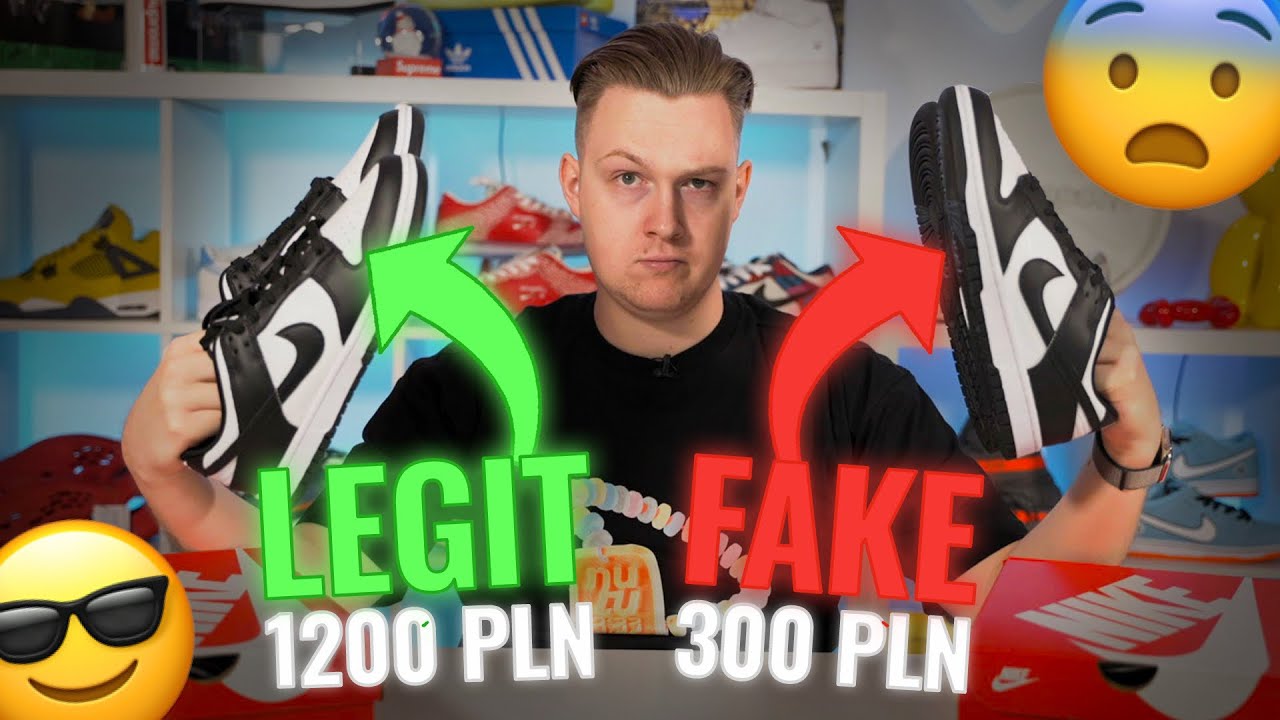 Nike Dunk panda FAKE vs REAL! Podróbki za 300 PLN vs oryginał za 1200! Czy rozpoznacie je na ulicy