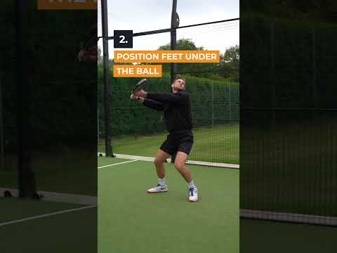 3 steps to mastering the Topspin SMASH! 🤯 #Tutorial #PadelTennis