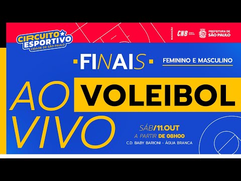 FINAL VÔLEI FEM | SUB 15 | Circuito Esportivo – Marília X SEMES Cubatão (AO VIVO) 🏆