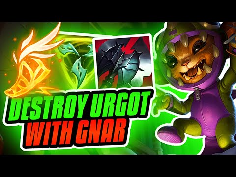 THIS IS HOW YOU DESTROY URGOT WITH GNAR!!! Season 15 Gnar Ranked Gameplay (League of Legends)