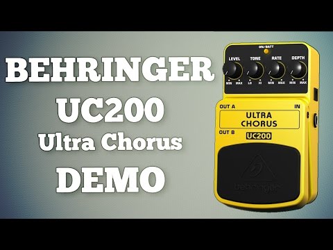 Демонстрация звучания педали эффектов Behringer UC200