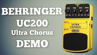 Video thumbnail for Behringer UC200 Ultra Chorus Demo by Ryan Lutton